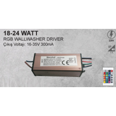 18-24W İP65 RGB WALWASHER DRİVER