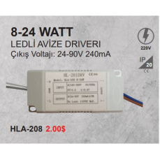 8-24 WATT 3 RENKLİ LEDLİ AVİZE DRİVER