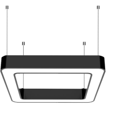 60-60 CM 75W 105000 LM. KARE DAVUL LINEAR